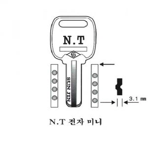 (주)전국열쇠공사 , N.T 전자 미니 (S-461)