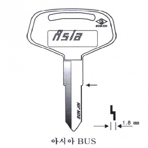 (주)전국열쇠공사 , 아시아 버스 (S-701)