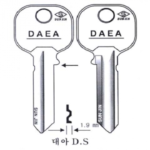 (주)전국열쇠공사 , DAEA-대아D.S 넓은홈 (S-180)