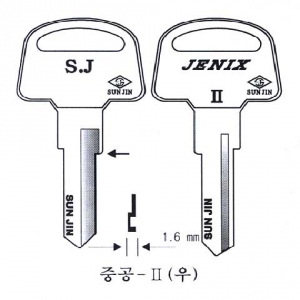 (주)전국열쇠공사 , JENIX-제닉스Ⅱ_우 (S-404)
